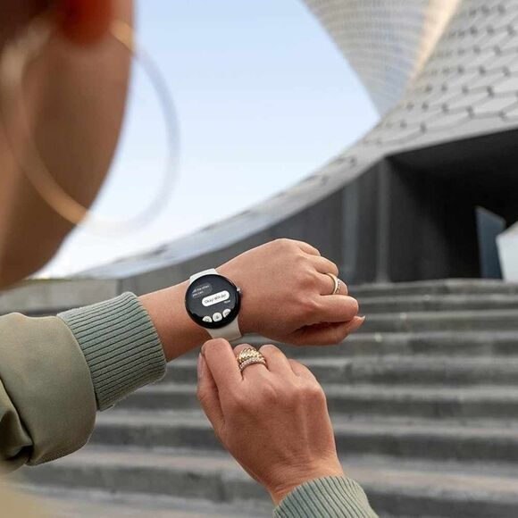 Google Pixel Watch LTE Android Smartwatch Fitbit Activity Tracker Silver, NEW - Picture 17 of 17